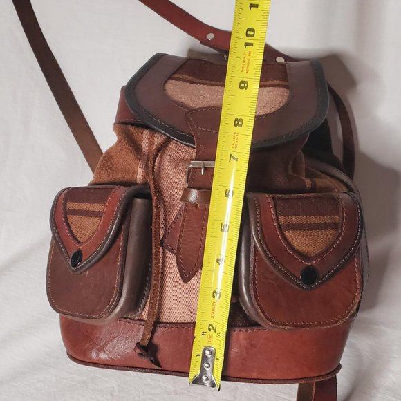Inca Sun -Made in Bolivia Leather Backpack main image 5